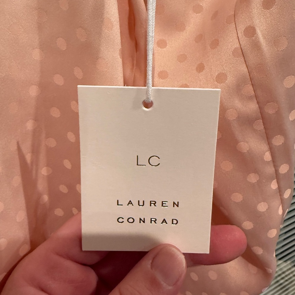 LC Lauren Conrad Light Pink Blouse - Picture 5 of 7